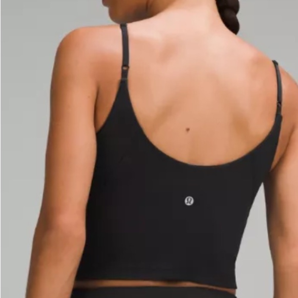 Lululemon Black Align Cropped Tank Top